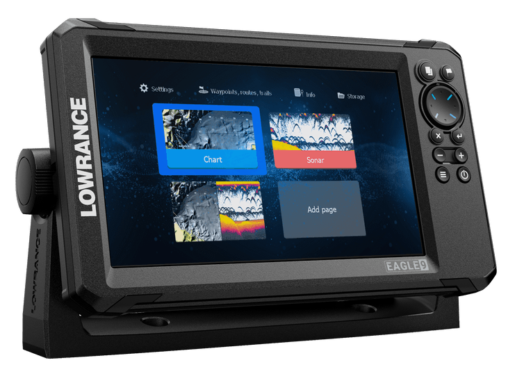 Lowrance Eagle - Ecoscandaglio GPS Chartplotter, Varie Dimensioni, Per Pesca, Profondità, ProFishing